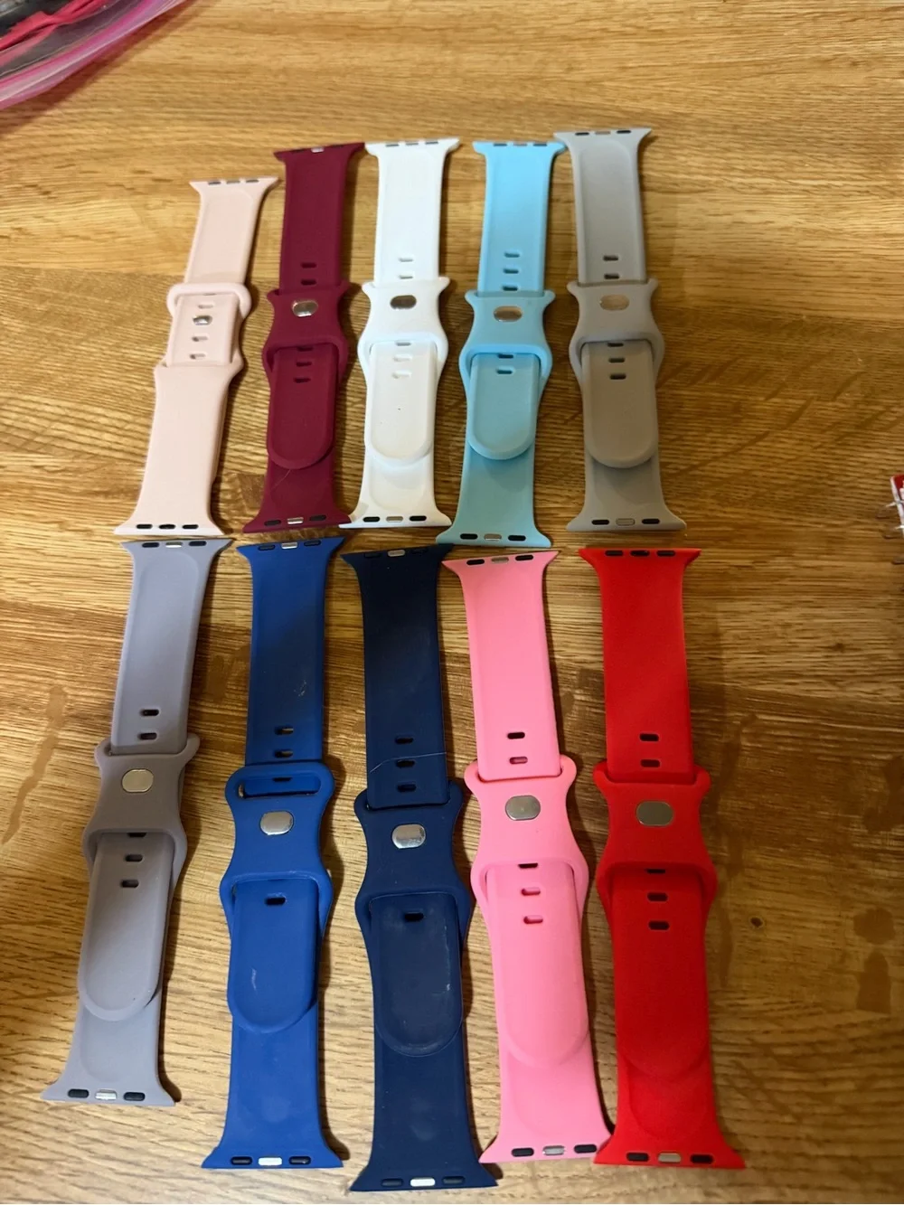 Silicone Replacement Watch Bands — Multi-Color Set